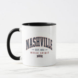 Tasse Esprit Musical Vintage Americana Nashville 1
