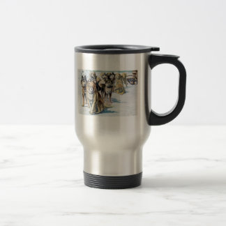 Tasse esquimaude d'Alaska de chien de traîneau