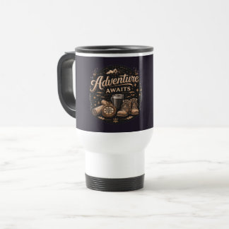 Tasse esthétique vintage pour les voyages Aventure