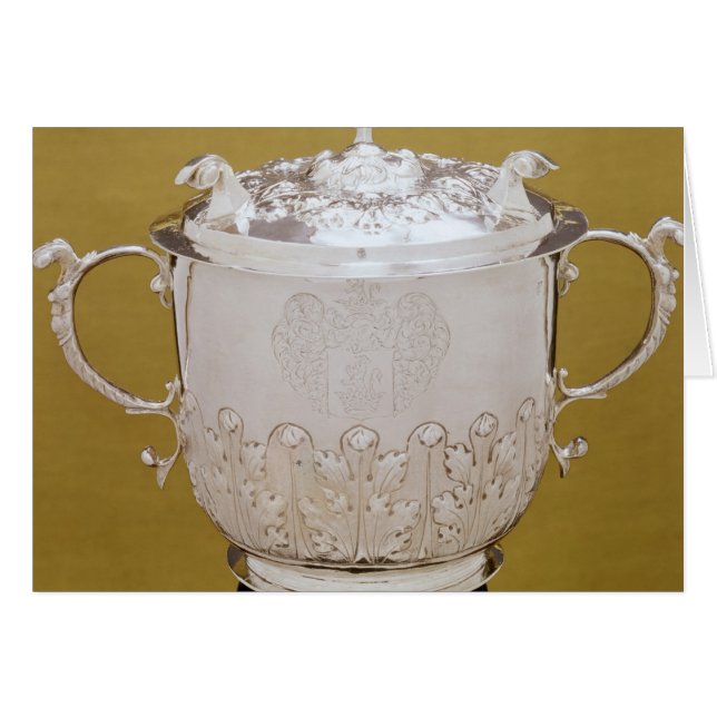 Tasse et couvercle à deux mains, c.1695 (Devant horizontal)