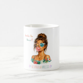 Tasse Été Tropical – Respirez La Brise