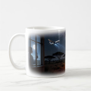 Tasse Étoile Brillante de Désir à Travers une Dist