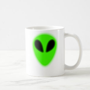 Tasse étrangère verte rougeoyante