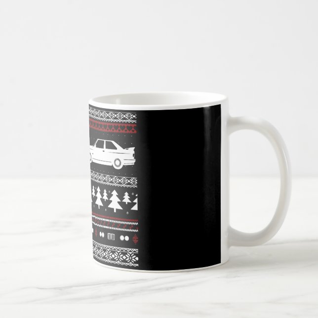 Tasse européenne de voiture de sport de Noël laid (Droite)