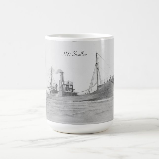 Tasse ex de chalutier de coque de l'hirondelle H97 (Centre)