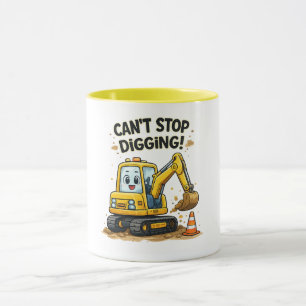 Tasse Excavatrice de Fouille Inarrêtable
