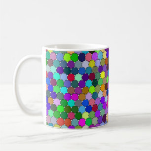 Tasse excentrée des hexagones 11oz