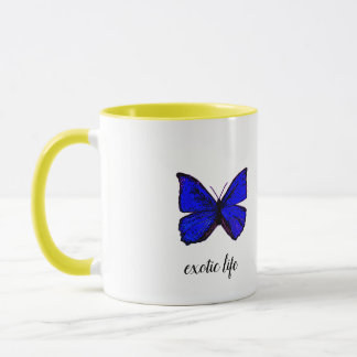 Tasse exotique papillon "exotic life"