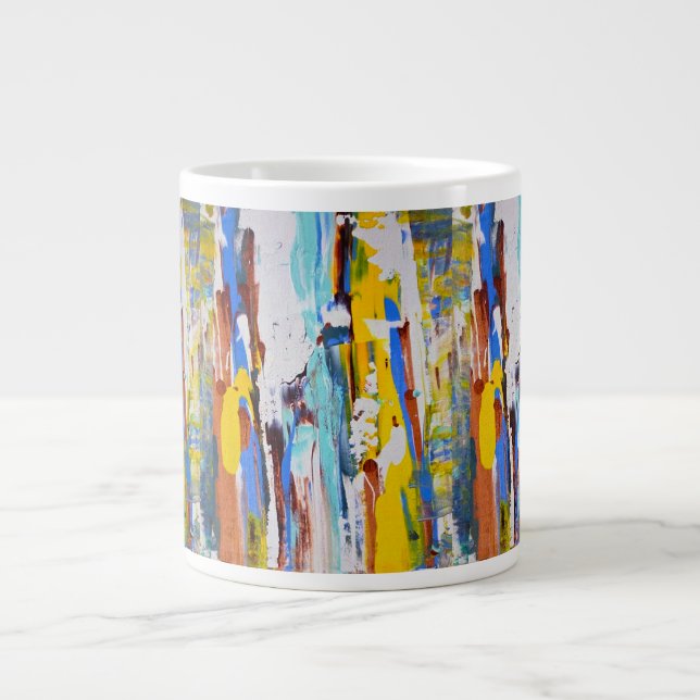 Tasse Expressionniste Abstraite (Devant)