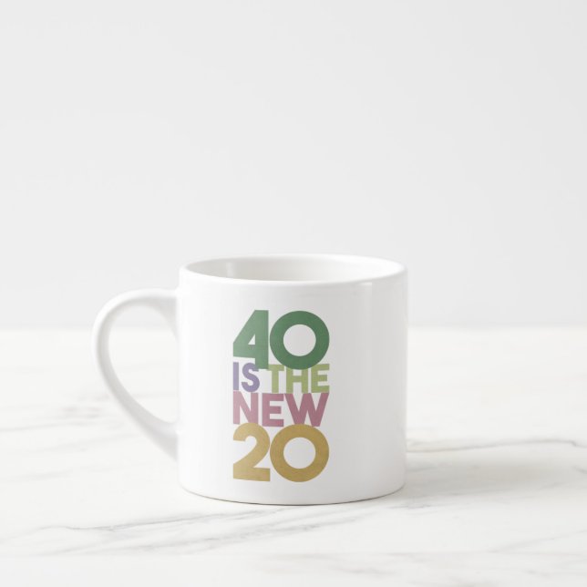 Tasse Expresso 40 est le nouveau cadeau de 20 - 40e anniversaire  (Gauche)