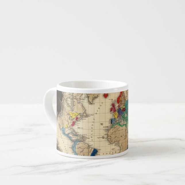 Tasse Expresso À la restauration De l'ANNONCE 1660 de Stuarts (Devant gauche)