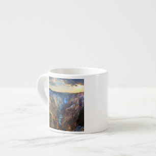 Tasse Expresso Abaissez les automnes du point de l'artiste