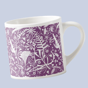 Tasse Expresso Abondance Botanique Berry Floral Espresso Cup