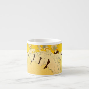 Tasse Expresso Affiche de la danseuse jaune de Toulouse Lautrec
