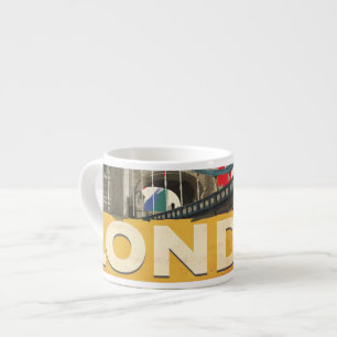 Tasse Expresso Affiche Vintage Londres