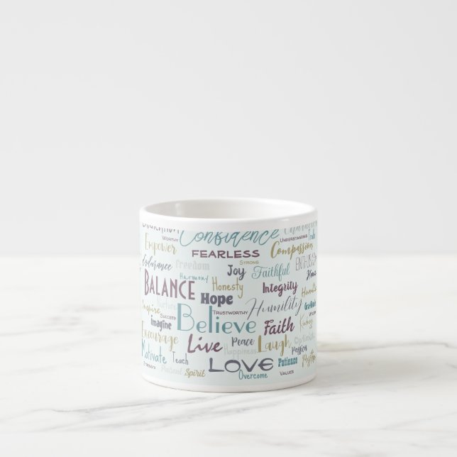 Tasse Expresso Affirmation (Devant)