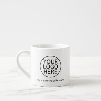 Tasse Expresso Ajouter votre logo d'entreprise et votre site Web