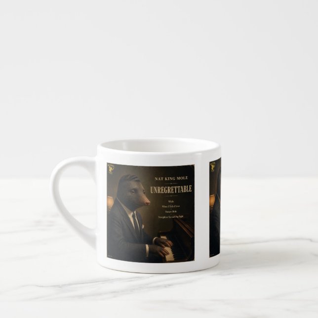 Tasse Expresso Album Nat King Mole : une parodie (Gauche)