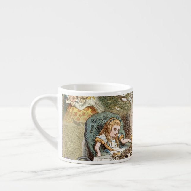Tasse Expresso Alice au pays des merveilles (Gauche)