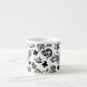 Tasse Expresso Alice White Rabbit Wonderland Classic
