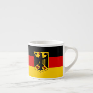 Tasse Expresso Allemagne Nationale Drapeau Patriotique