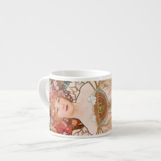 Tasse Expresso Alphonse Mucha F. Champenois