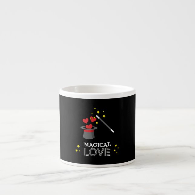 Tasse Expresso Amour magique - Blanc (Devant)
