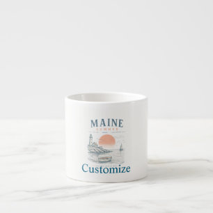 Tasse Expresso Amusement d'été dans le Maine Thunder_Cove