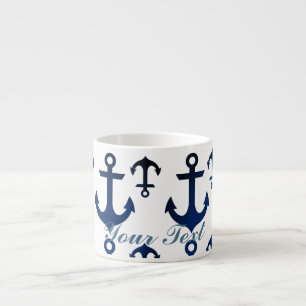 Tasse Expresso Ancres Ahoy Nautical