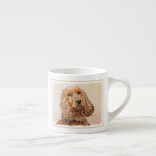 Tasse Expresso Anglais Cocker Peinture Espagnole - Art Chien orig