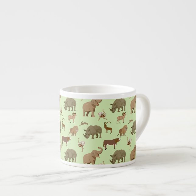 Tasse Expresso Animaux sauvages (Devant droit)