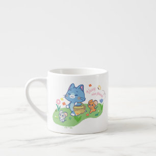Tasse Expresso Anime Tom, Jerry et Tuffy Picnic