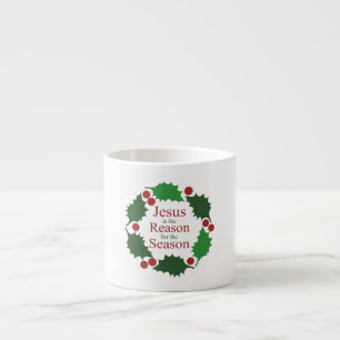 Tasse Expresso Anneau de Holly Jesus Raison de la saison Espresso
