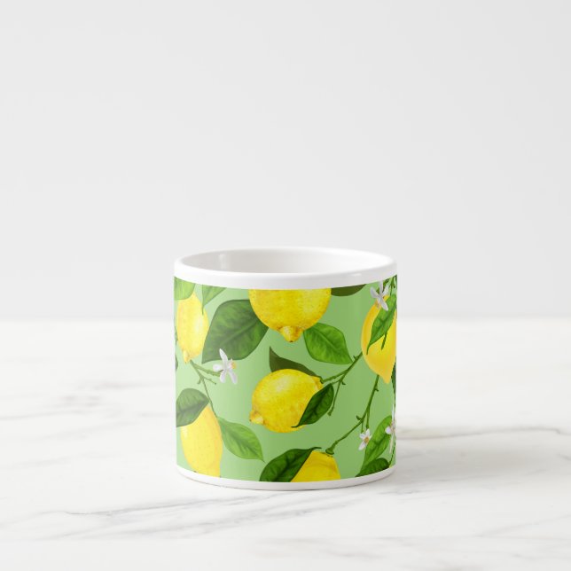 Tasse Expresso Aquarelle Lemon 3 (Devant)