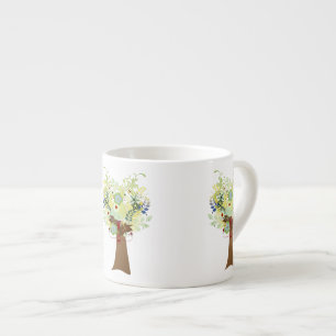 Tasse Expresso Arbre à fleurs