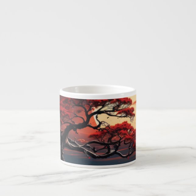 Tasse Expresso Arbre bonsaï (Devant)