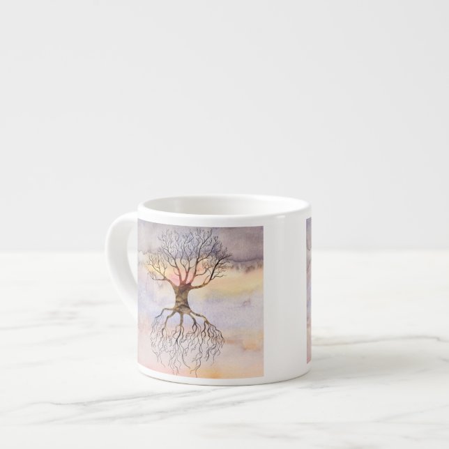 Tasse Expresso Arbre contre le ciel (Devant gauche)