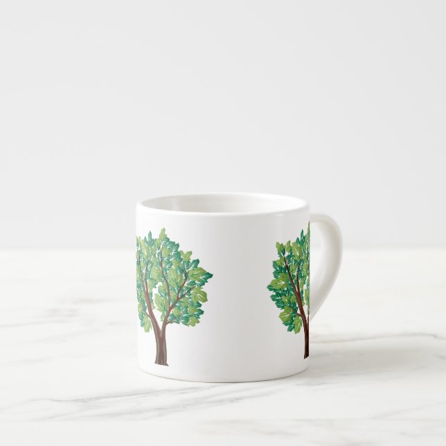 Tasse Expresso Arbre de chêne (Devant droit)
