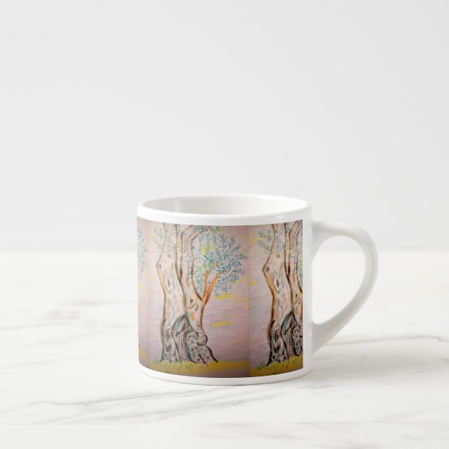 Tasse Expresso Arbre d'Olive (Droite)