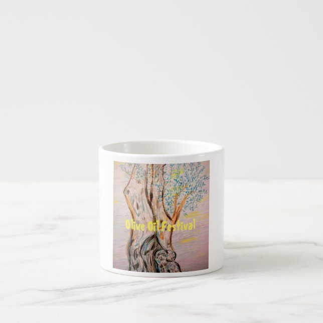 Tasse Expresso Arbre d'olive (Devant)