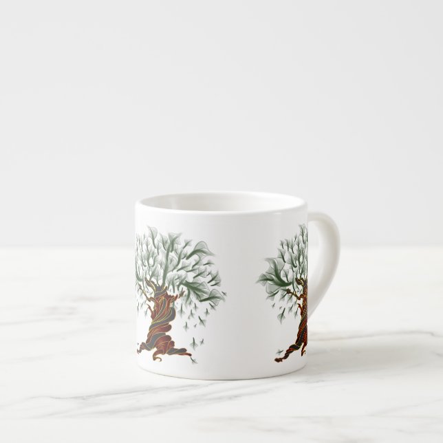 Tasse Expresso Arbre torsadée (Devant droit)