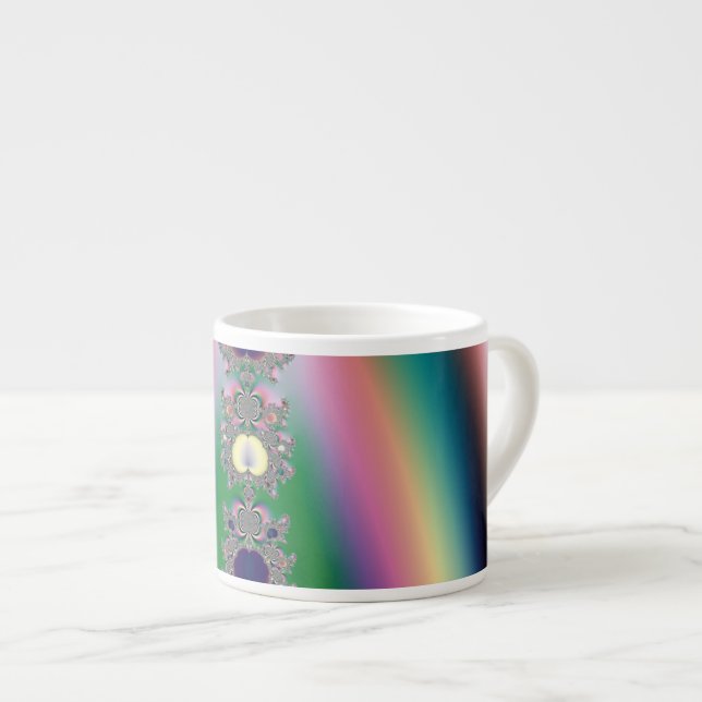 Tasse Expresso Arc-en-ciel (Devant droit)