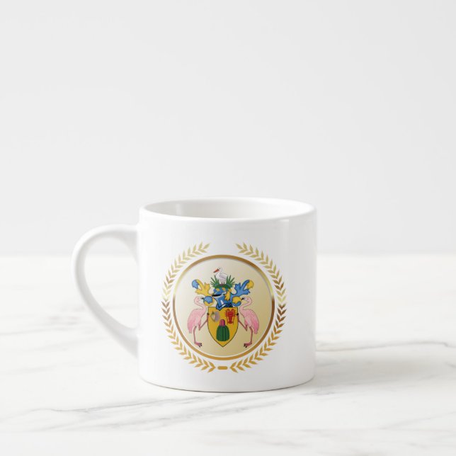Tasse Expresso Armoiries De Turks & Caicos (Gauche)