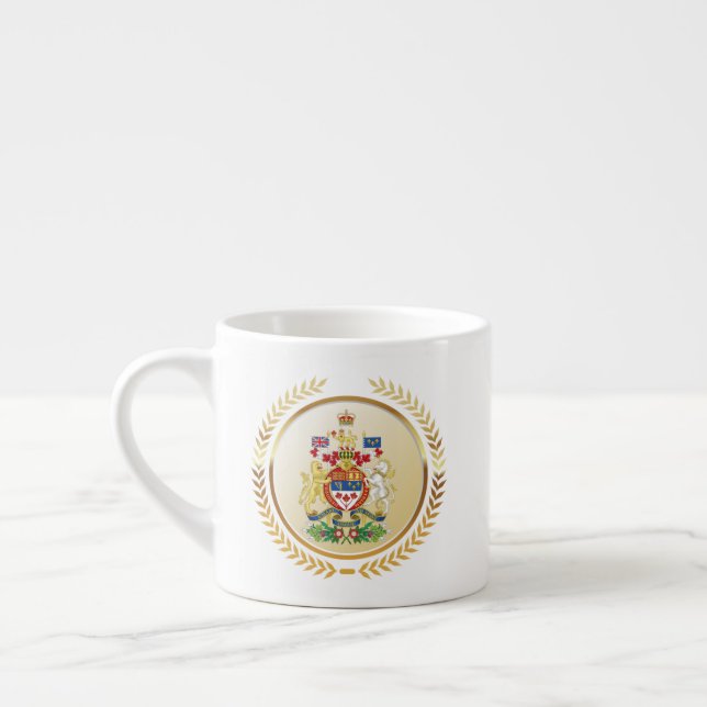 Tasse Expresso Armoiries du Canada (Gauche)