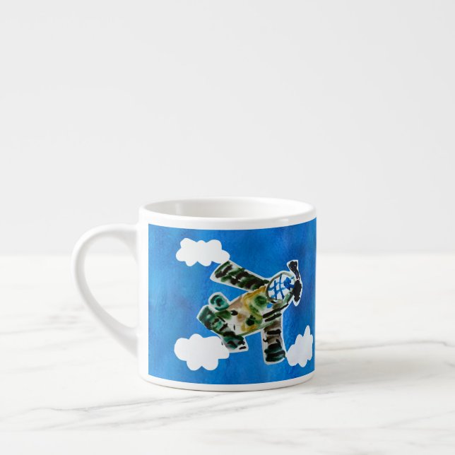 Tasse Expresso Army Jet "Art by Kids" (Gauche)