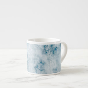 Tasse Expresso Arrière - plan bleu de marbre de texture
