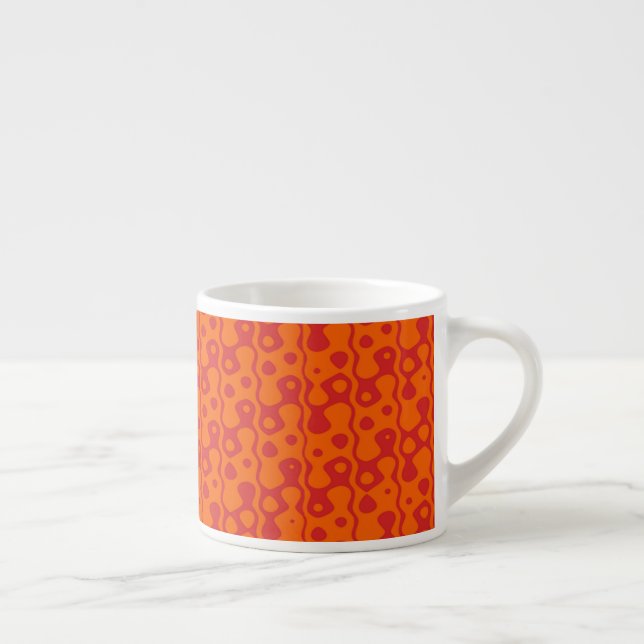 Tasse Expresso Arrière - plan brun deux tons (Droite)