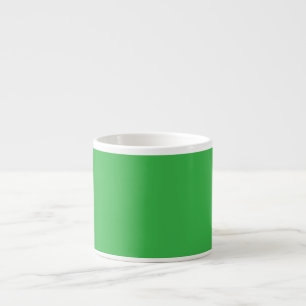 Tasse Expresso Arrière - plan vert et frontière blanche pour un â
