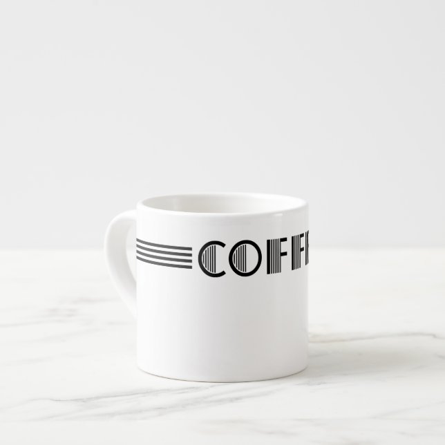Tasse Expresso Art déco (Devant gauche)
