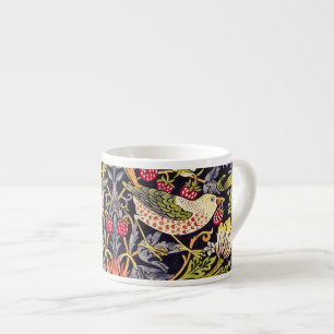 Tasse Expresso Art floral Nouveau de voleur de fraise de William